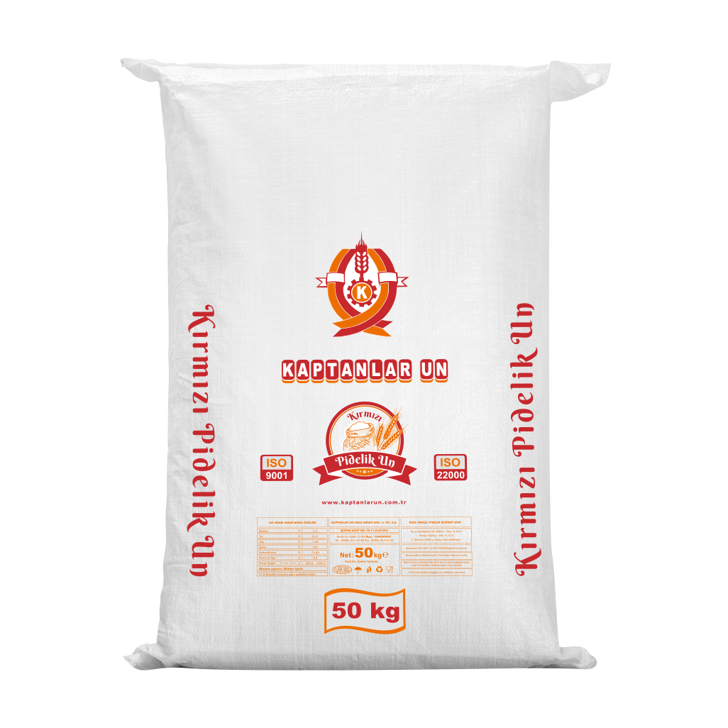 Kaptanlar Kırmızı Pidelik Un 50 KG